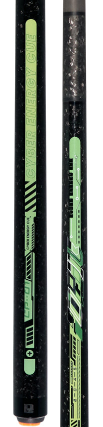 Little Monster Cyber Energy Environment Green No Wrap Break/Jump Cue with Carbon Fiber Shaft