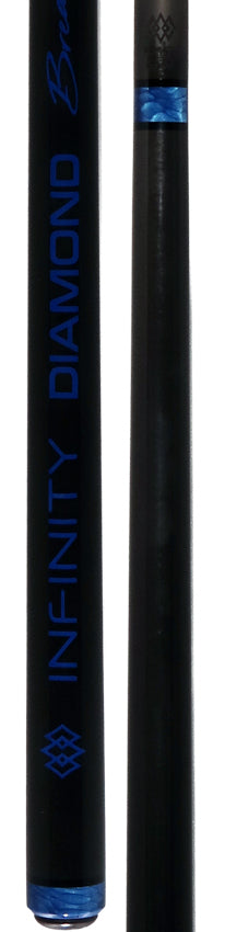 Infinity Diamond Breaker Carbon Fiber Break Cue - Blue