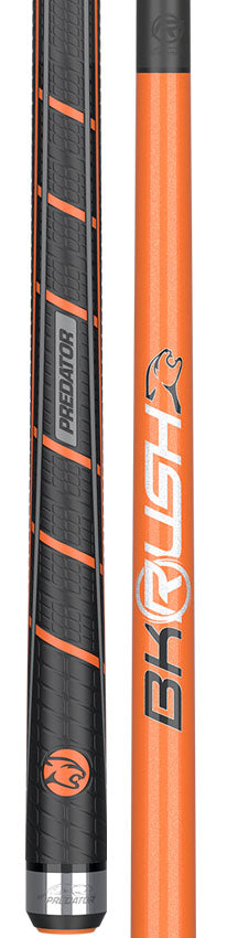 Predator BK Rush Flare Orange  Break Cue - Sport Wrap