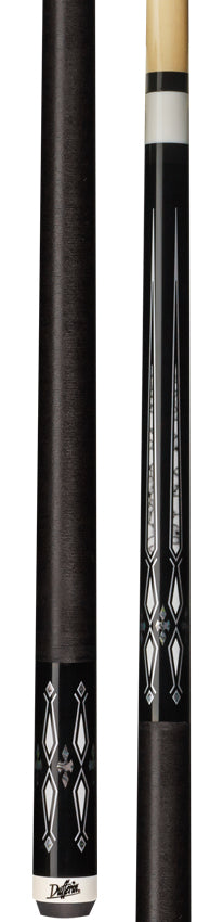 Dufferin Black and White with Linen Wrap Play Cue - D-SE23