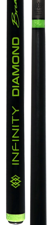 Infinity Diamond Breaker Carbon Fiber Break Cue - Green