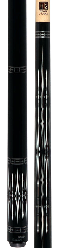 Fury No Wrap Graphic Pool Cue with Free 6 Inch Extension - FUTK2