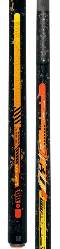 Little Monster Cyber Energy Sunshine Orange No Wrap Break/Jump Cue with Carbon Fiber Shaft