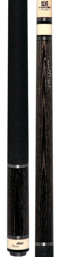 Fury Gray-Stained Tec-Wood Cue | Elephant Wrap | + Free Extension - FUTW2