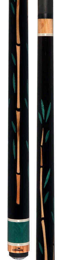 Longoni Longeva Ural No Wrap Pool Cue with Luna Nera Pure Graphite Shaft