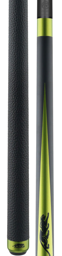 Predator Limited Edition SP2 Matte Black Forearm with Lime Green Points Pool Cue