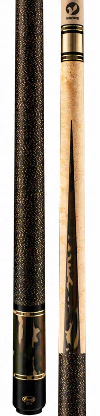 Viking Defender Series Birdseye Maple Forearm with Woodland Hideaway Pearl Points Pool Cue
