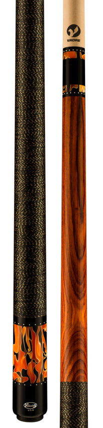 Viking TW0400 Twilight Series Play Cue - Brazilian Cocobolo with Raging Fury Premium Pearl