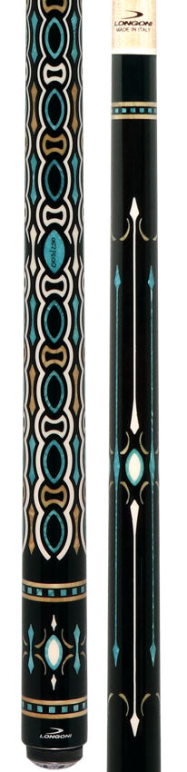 Longoni Ogiva No Wrap Pool Cue with 2 S2 American Shafts