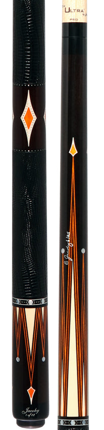 Jacoby Custom Orange Raven Pool Cue - 0917-52LWOR