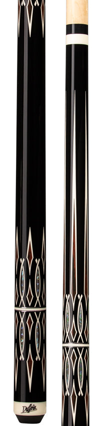 Dufferin Black with Mother of Pearl Play Cue - D-SE34