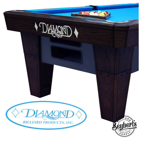 Diamond Pro Am Oak With Walnut Finish Pool Table - Diamond Billiards ...