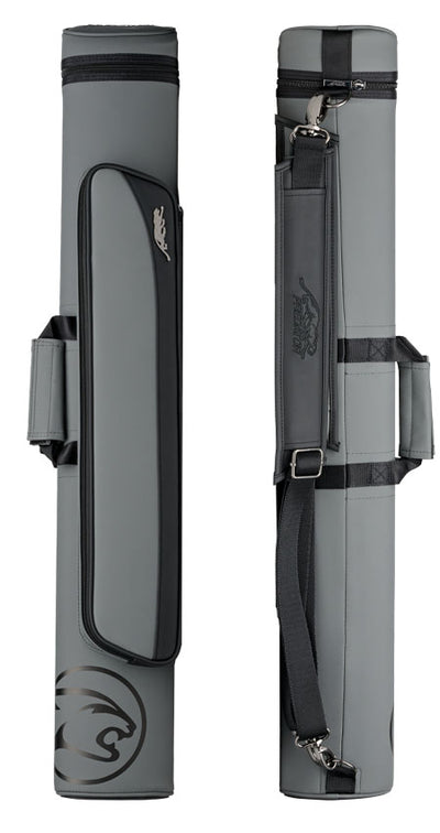 Predator Roadline Gray and Black 2x4 Hard Pool Cue Case - C24GRYBLKH