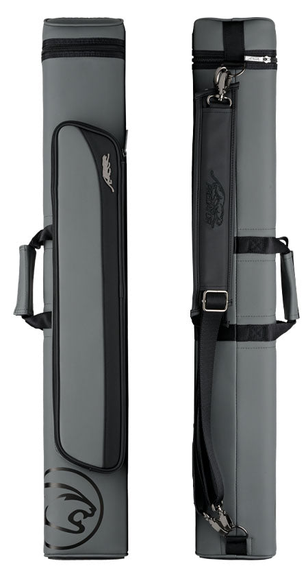 Predator Roadline Gray and Black 3x5 Hard Pool Cue Case - C35GRYBLKH