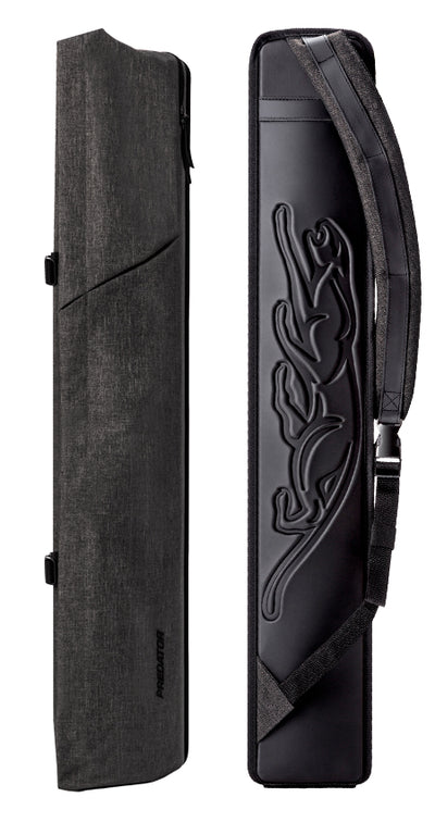 Predator Urbain Dark Gray Top Zip 2x4 Hard Pool Cue Case - PREU2X4DGRYH