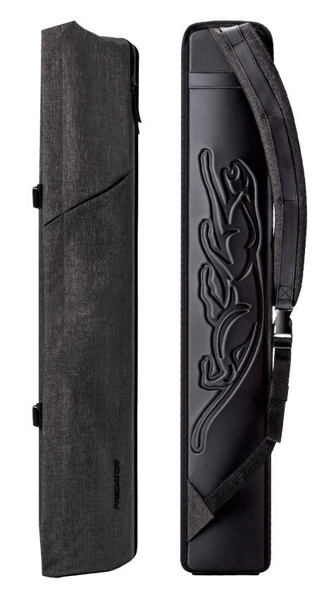 Predator Urbain Dark Gray Top Zip 2x4 Hard Pool Cue Case - PREU2X4DGRYH