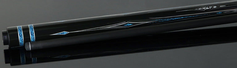 Fury Tempest No Wrap Pool Cue with Carbon Fiber Shaft - FUAF2