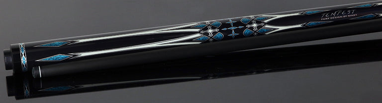 Fury Tempest No Wrap Pool Cue with Carbon Fiber Shaft - FUAF4