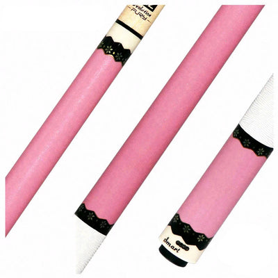 Fury Metallic Pink Pool Cue with Lizard Leather Wrap - FUCA11