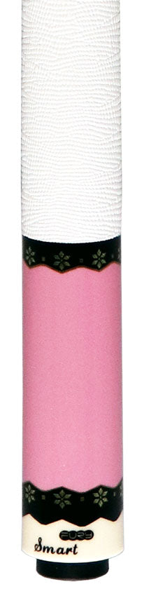 Fury Metallic Pink Pool Cue with Lizard Leather Wrap