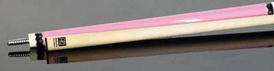 Fury Metallic Pink Pool Cue with Lizard Leather Wrap