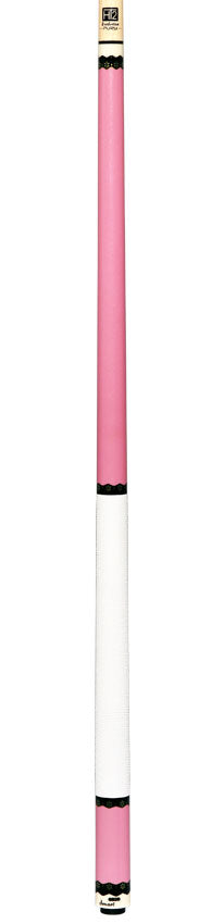Fury Metallic Pink Pool Cue with Lizard Leather Wrap