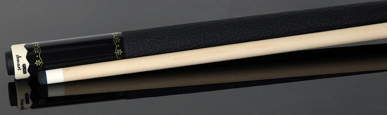 Fury Metallic Black Pool Cue with Sharkskin Leather Wrap - FUCA5