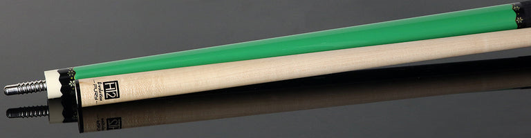 Fury Vivid Green Pool Cue with Sharkskin Leather Wrap - FUCA7