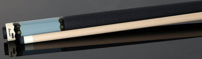 Fury Metallic Gray Pool Cue with Sharkskin Leather Wrap - FUCA9