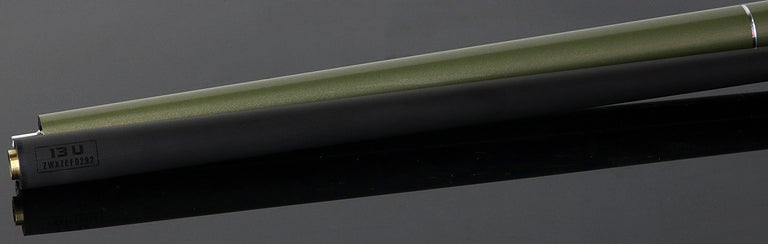 Fury Gray Aluminum Jump Cue with Carbon Fiber Shaft - FUJPM11