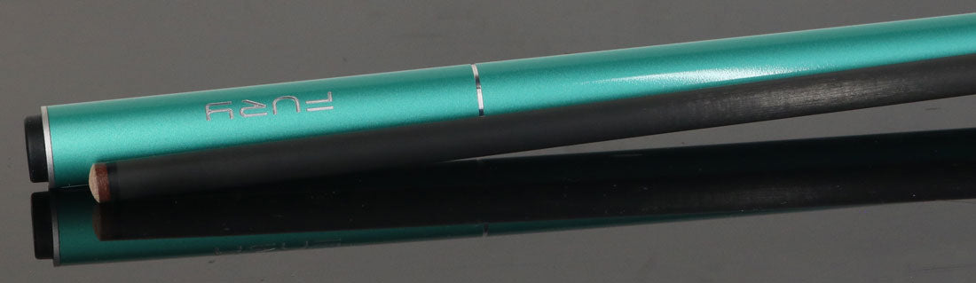 Fury Teal Aluminum Jump Cue with Carbon Fiber Shaft - FUJPM4