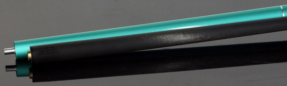 Fury Teal Aluminum Jump Cue with Carbon Fiber Shaft - FUJPM4