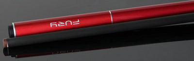Fury Red Aluminum Jump Cue with Carbon Fiber Shaft - FUJPM7