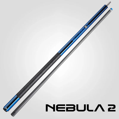 Rhino Nebula 2 Sky Blue Carbon Pool Cue with Sports Wrap