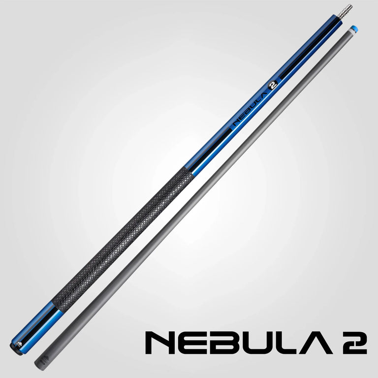 Rhino Nebula 2 Sky Blue Carbon Pool Cue with Sports Wrap