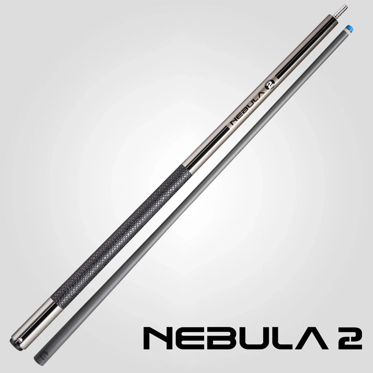 Rhino Nebula 2 Charcoal Gray Carbon Pool Cue with Sports Wrap