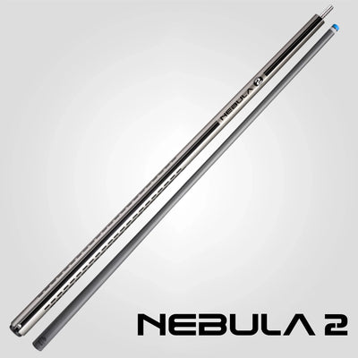 Rhino Nebula 2 Charcoal Gray No Wrap Carbon Pool Cue