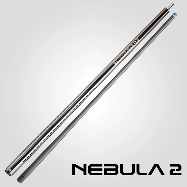 Rhino Nebula 2 Charcoal Gray No Wrap Carbon Pool Cue