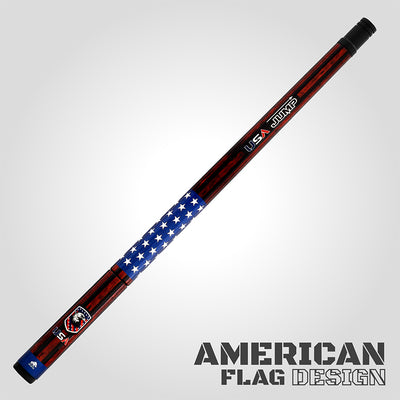 Rhino Voyager Series USA Flag Carbon Jump Cue