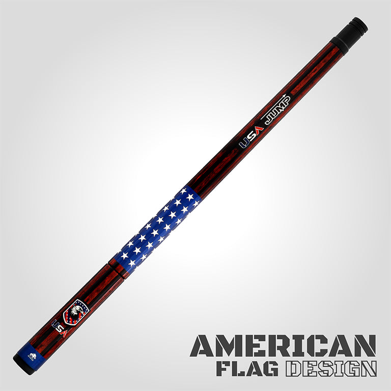 Rhino Voyager Series USA Flag Carbon Jump Cue