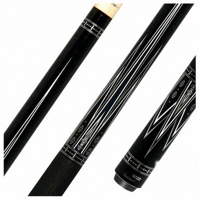 Fury Graphic Pool Cue with Sharkskin Leather Wrap - FUTK4