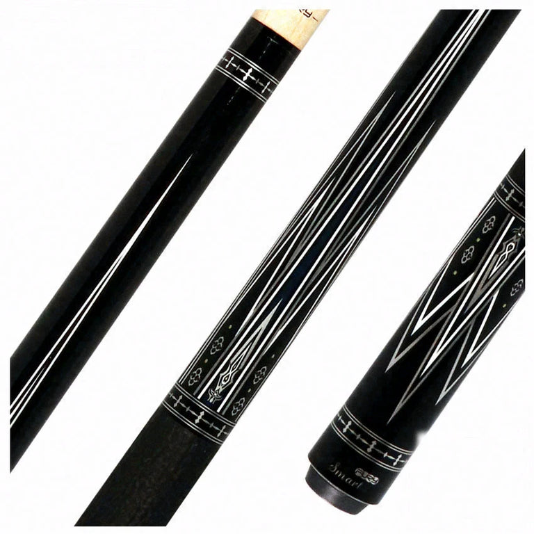 Fury Graphic Pool Cue with Sharkskin Leather Wrap - FUTK4