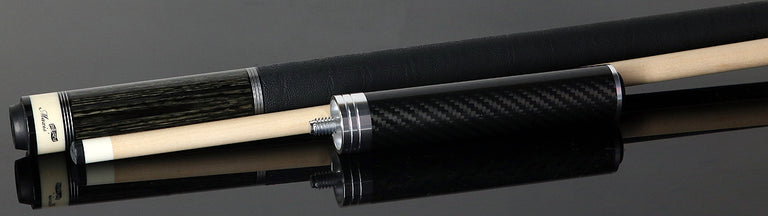 Fury Gray-Stained Tec-Wood Cue | Elephant Wrap | + Free Extension - FUTW2