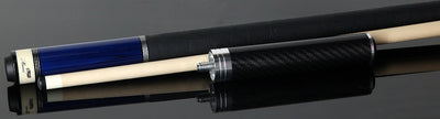 Fury Blue Stained Tec-Wood Cue | Elephant Wrap | + Free Extension - FUTW3
