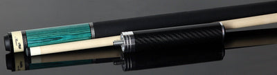 Fury Teal-Stained Tec-Wood Cue | Elephant Wrap | + Free Extension - FUTW9