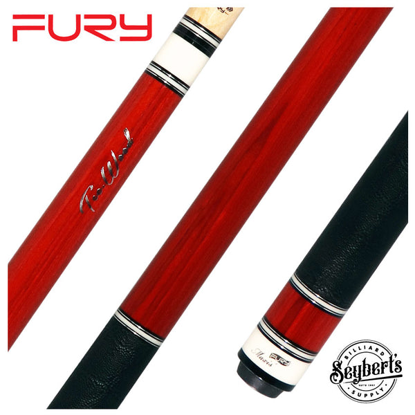 Fury Cocobolo Tec-Wood Pool Cue with Elephant Wrap - FUTWN2