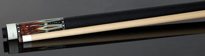 Fury Graphic Pool Cue with Pebble Grain Leather Wrap - FUVT2