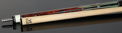 Fury Graphic Pool Cue with Pebble Grain Leather Wrap - FUVT2