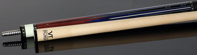 Fury Graphic Pool Cue with Pebble Grain Leather Wrap - FUVT3