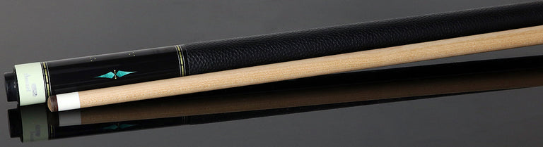 Fury Graphic Pool Cue with Pebble Grain Leather Wrap - FUVT4